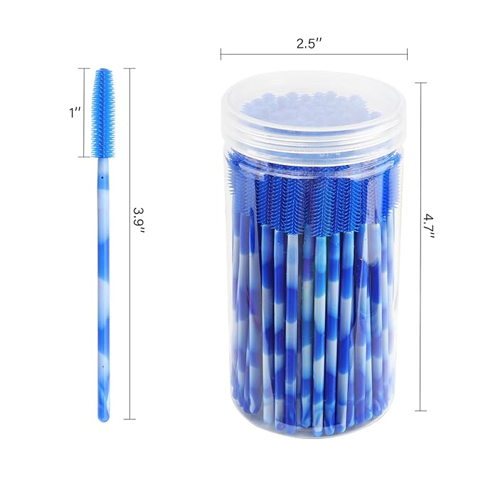 Disposable Silicone Eyelash Mascara Brushes Wands Applicator Eyebrow Brush Makeup Tool Kit Set Tool Bulk