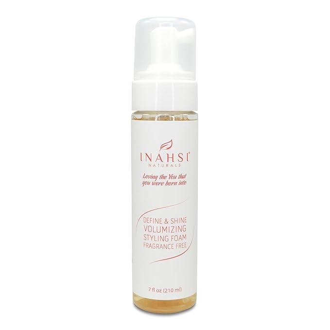 Define & Shine Volumizing Styling Foam for Curly and Natural Hair | Fragrance-Free Hair Product for Women, Men, and Kids | For Naturally Curly Hair | 7.5oz, Made in the USA
