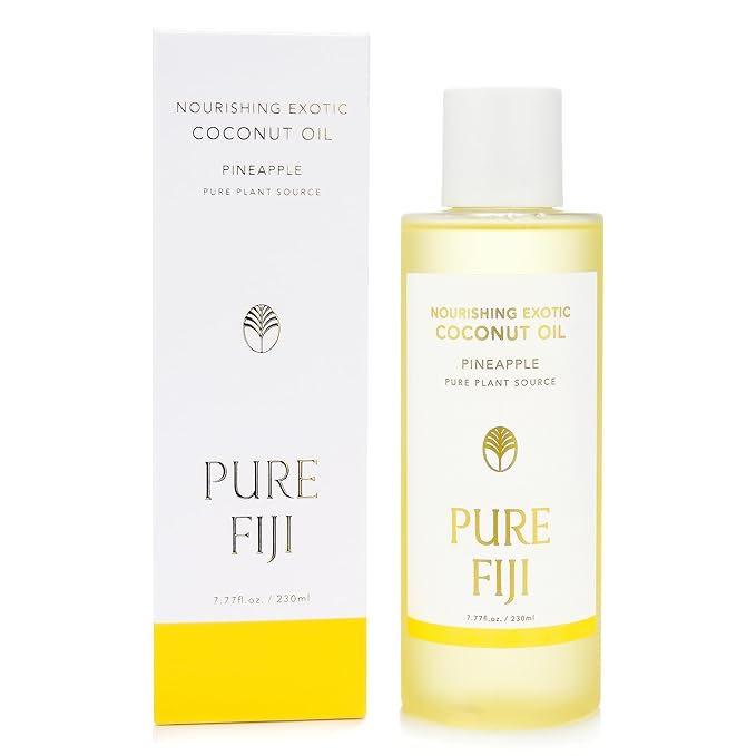 PURE FIJI Nourishing Exotic Coconut Body Oil, Pineapple (7.7 fl oz/230ml)