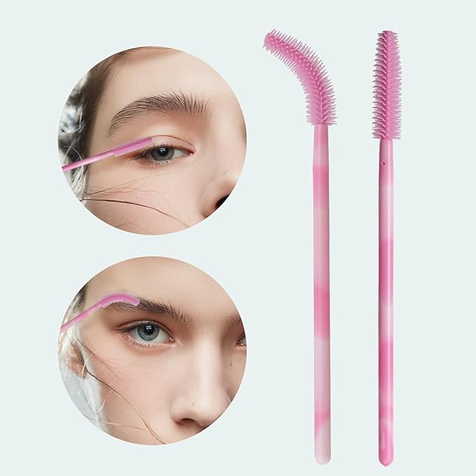 Disposable Silicone Eyelash Mascara Brushes Wands Applicator Eyebrow Brush Makeup Tool Kit Set Tool Bulk