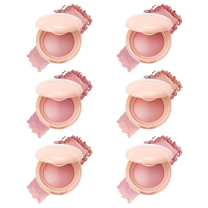 Luminous Blush Powder-Multi-Use Formula, Ultra-Fine & Smooth, Longer-Lasting Wear with Natural Luminous Glow (04#)