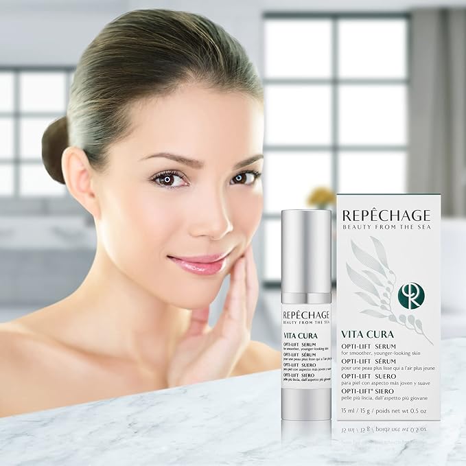 Repechage Vita Cura Opti-Lift Serum – Lightweight, Smoothing Serum for Eyes & Targeted Areas, Helps Lift & Refine Skin Texture – for Puffiness, Fine Lines & Under-Eye Shadows (15 mL / 0.5 fl oz)