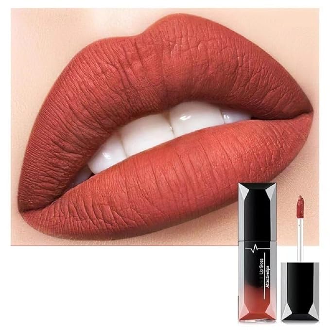21 Colors Matte Liquid Lip Gloss - Non Transfer Proof, Long Lasting 10Hrs Glossy Lipstick, Kiss Proof & Hydrating Lip Stain Wear (3)