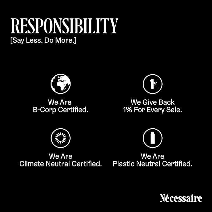 Nécessaire The Body Lotion – Fragrance-Free Hydrating Body Moisturizer with 5 Peptides, Niacinamide, Vitamins C/E, Omega-6/9 – Lightweight, Non-Greasy Lotion for Sensitive Skin – 6.8 oz