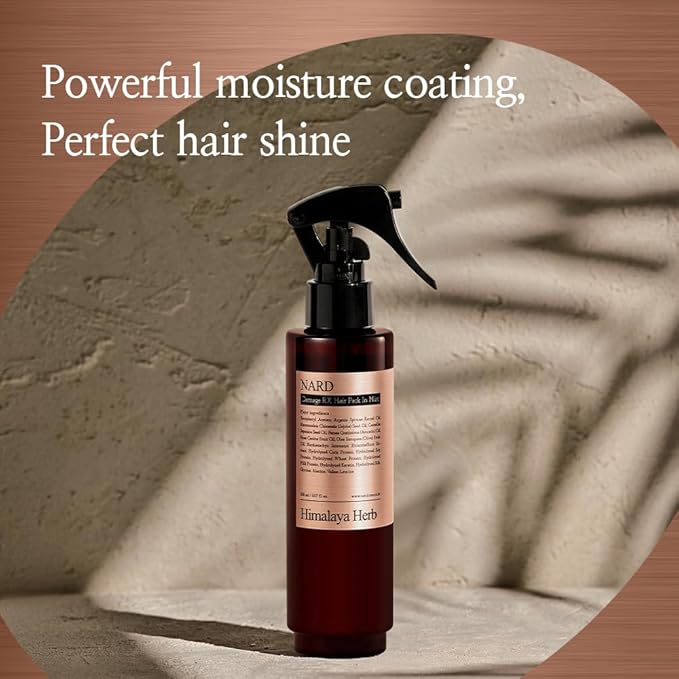 NARD Damage RX Hair Pack In Mist 150ML / 5.07 FL OZ - Repairing Hair Treatment Spray, Nourishing Leave-In Conditioner, Hydration for Dry & Damaged Hair