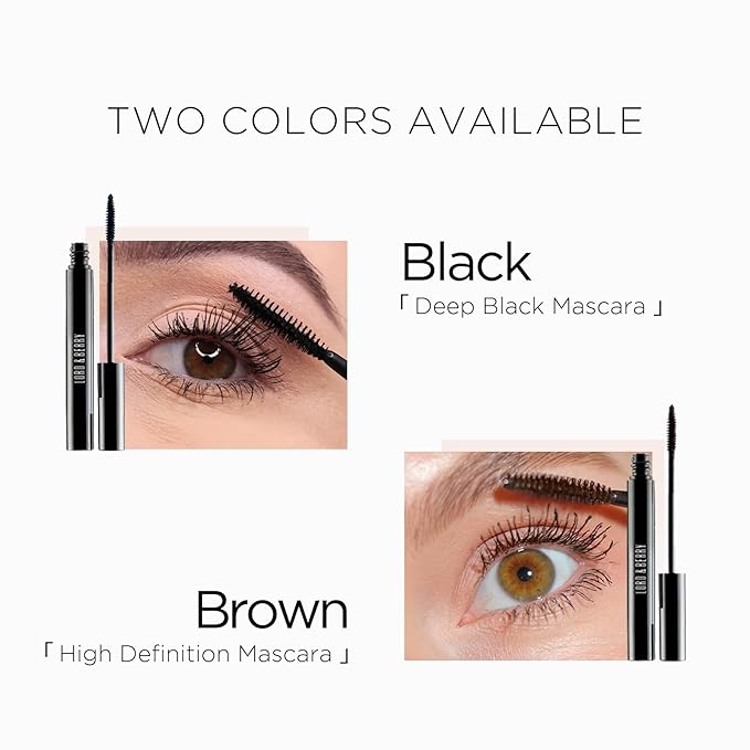 Lord & Berry Back in Black Liquid Lightweight Lash Mascara Black for Volume and Length, Long Lasting Moisture, Great For Short Lashes Eye Makeup, Cruelty Free, 0.27 fl oz, Deep Black