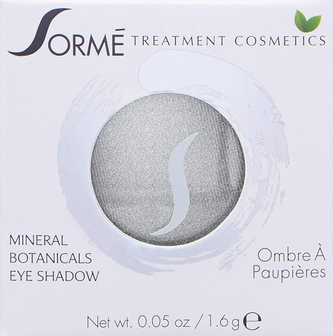 Sorme Cosmetics Mineral Botanicals Eye Shadow, Sterling, 0.05 Ounce