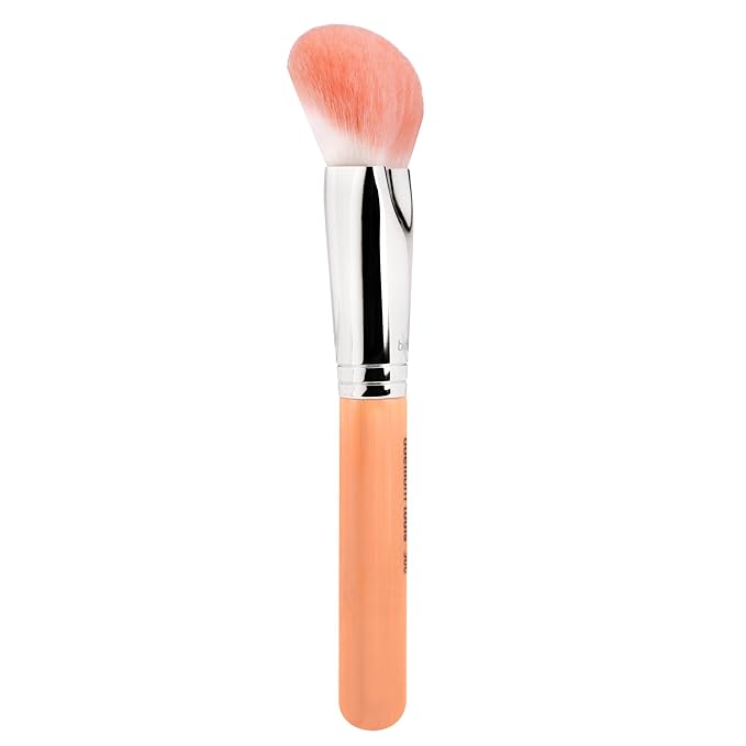 Bdellium Tools Professional Makeup Brush - Pink Bambu Series 988 BDHD Phase I Large Foundation/Powder - With Soft Synthetic Fibers, For Application & Blending (Pink, 1pc)