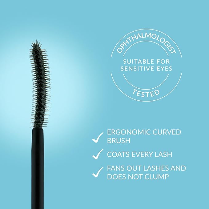 Talika Lipocils Mascara - Eyelash Growth Formula Mascara - 2-in-1 Makeup & Eyelash Care Solution - Black
