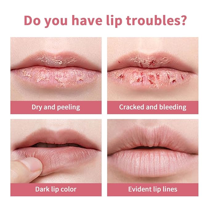 Honey Lipstick Tinted Lip Balm, Hydrating Natural Glossy Lip Color, Long-lasting Moisturizing Lip Balm Honey Collection Lipstick Set (Pink+Dark Honey, 0.07oz)