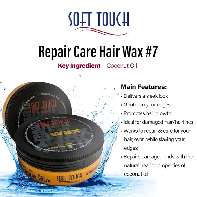 Soft Touch Hair Wax (Repair Care (w/coconut oil) #7)