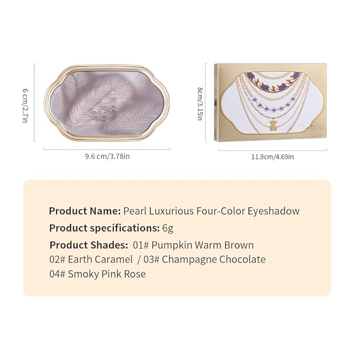 Matte Diamond Eyeshadow Palette, Shimmer Pearlescent Shades Metallic, Duo-Chrome, Glitter Sparkle and Soft Mud Textures, Natural Even Pigment for Brightening,Contouring and Multi-Look Eye Makeup-1#