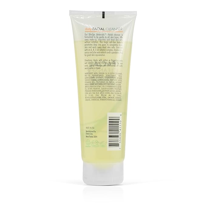 Facial Cleanser for All Skin Types, 8 Oz, Daily Face Cleaner, Deep Pore Cleansing Facewash - Removes Makeup, Impurities and Dead Skin Cells Without Irritation
