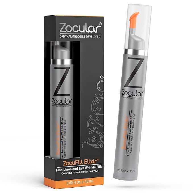 Zocufill Elixir Eye Gel and Face Serum – Helps Reduce the Appearance of Dark Circles, Puffiness, Fine Lines & Wrinkles
