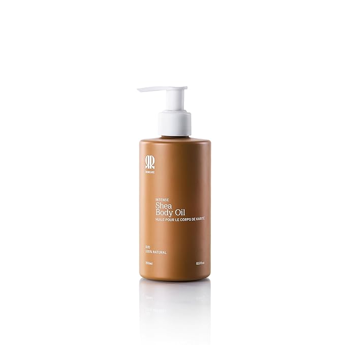 R&R Skincare Intense Shea Body Oil – Fast-Absorbing & Lightweight – Hydrating Body Oil for Dry Skin – Shea Butter Oil for Skin & Massage – Rich in Vitamin A, E & F for Nourished & Soft Skin