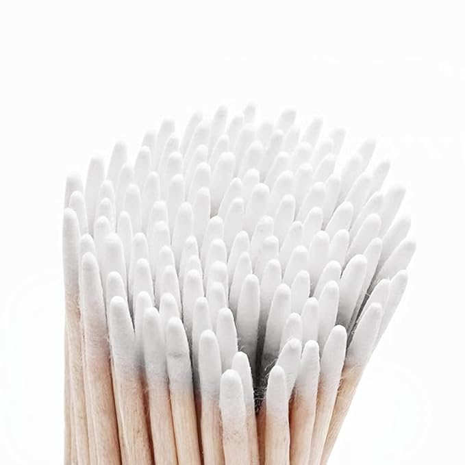 500 Count 4 Inch Pointed Cotton Swabs Precision Microblading Cotton Tipped Applicators Micro Swabs Tattoo Permanent Supplies