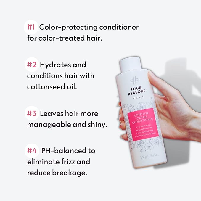 No nothing Sensitive Colour Conditioner - Perfume-free Colour Protection Conditioner - For Coloured Hair | 100% Vegan | 300 ml
