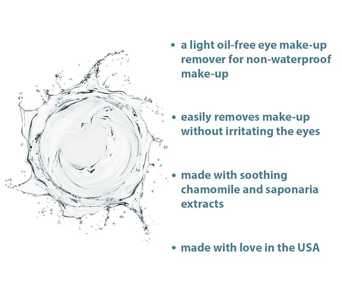 Raya Eye Make-Up Remover 16 oz (105) | Oil-Free, Make-Up Removing Cleansing Fluid | Gently Removes Non-Water-Proof Mascara | Great For Sensitive Skin