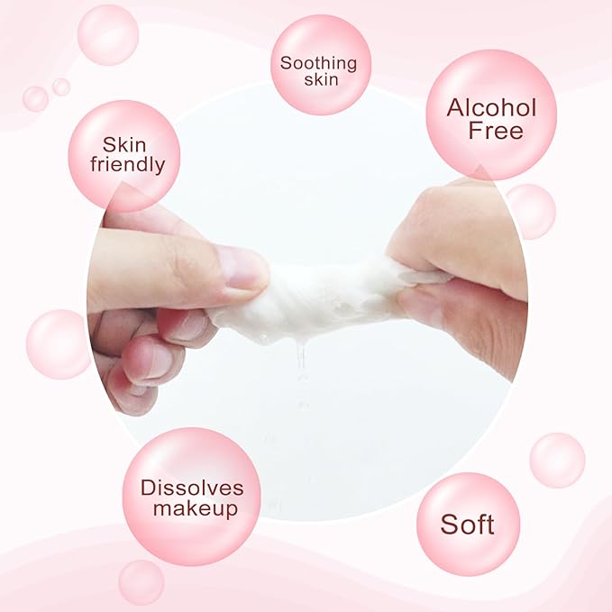 200 pcs Makeup Remover Wipes Bulk Individually Wrapped