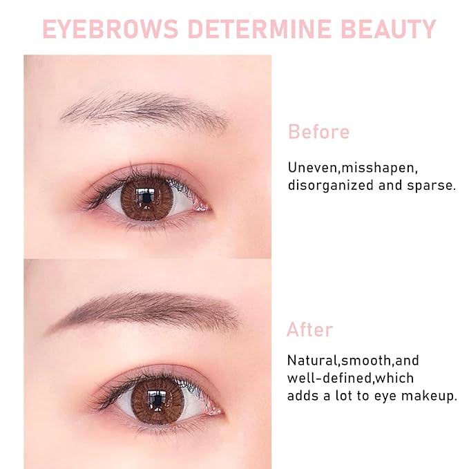 Eyebrow Pencil Dark Brown,6Pack Eyebrow Pencils for Women,Micro Brow Pencil Waterproof,Ultra-Precise Tip Long-Lasting Brow Pencils for Natural Looking Eye Brows,Built-In Brush,03 Modern Dark Brown.