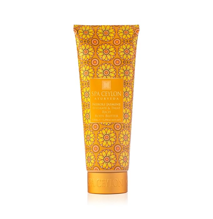SPA CEYLON Neroli Jasmine Hydrate And Treat Rich Body Butter | Intense Moisture | Skin Softening | Floral Fragrance | Skin Rejuvenation