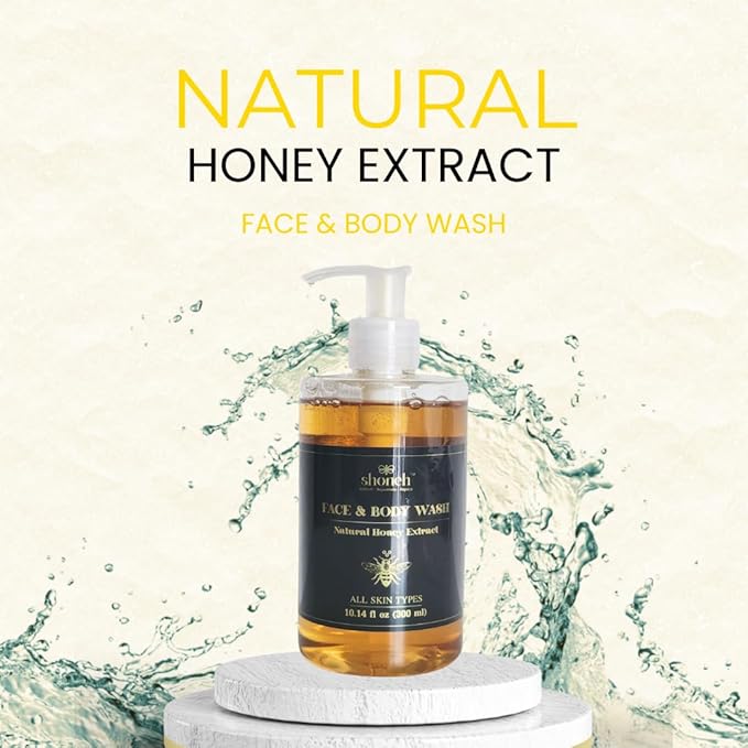 Shoneh Face & Body Wash – Natural Honey Extract [PH 5.5] – Suitable for ALL Skin Types
