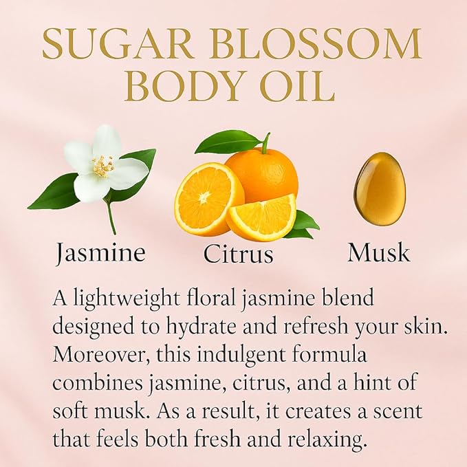 Sugar Blossom Body Oil 4 oz