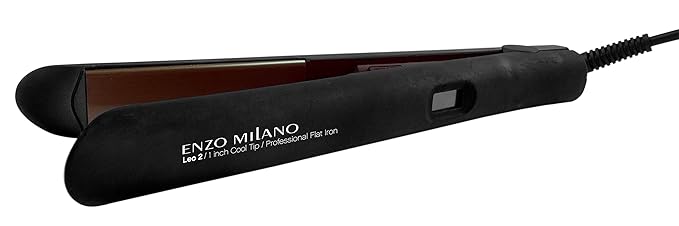 ENZO Milano L2 Cool Tip 1 Inch Ceramic Flat Iron