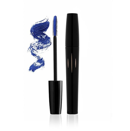 Radiant Professional Studio Perfect Mascara Volume and Length – Smudge-Proof, Cruelty Free, Lengthening Mascara with Silicone Brush & Natural Wax – Electric Blue (02), 0.30 oz