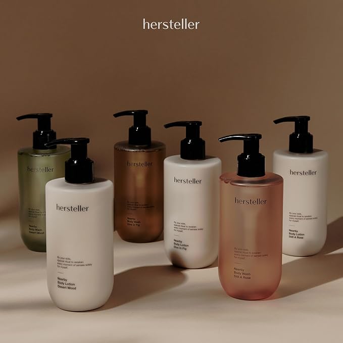 Hersteller Nearby Desert Wood Vegan Body Lotion 10.1 fl oz - Zero-Irritation Eco-Ceramide Formula with 100% Recyclable Packaging, Non-Sticky Moisturizing