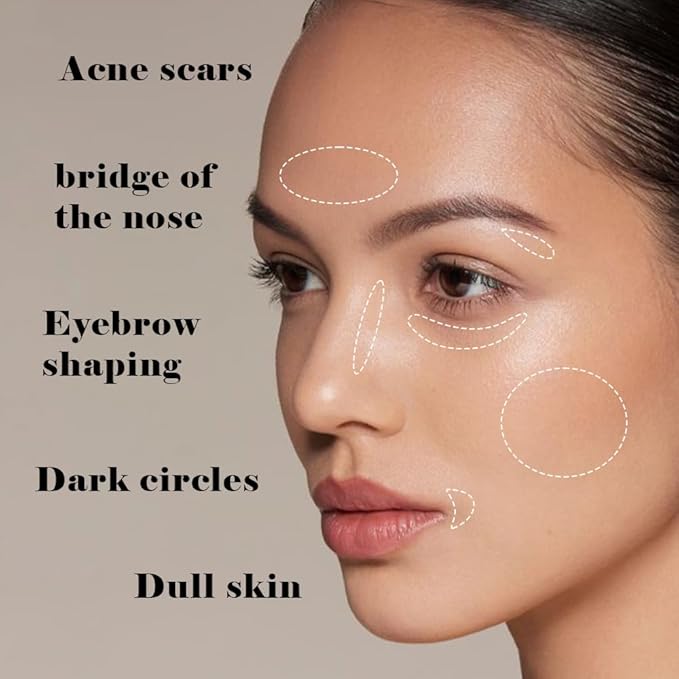 Liquid Concealer for Older Women, Under Eye Brightener Full Coverage Concealer for Dark Circles, Spots, Lightweight Waterproof Foundation Makeup, Vegan & Cruelty-Free, 01 Fair