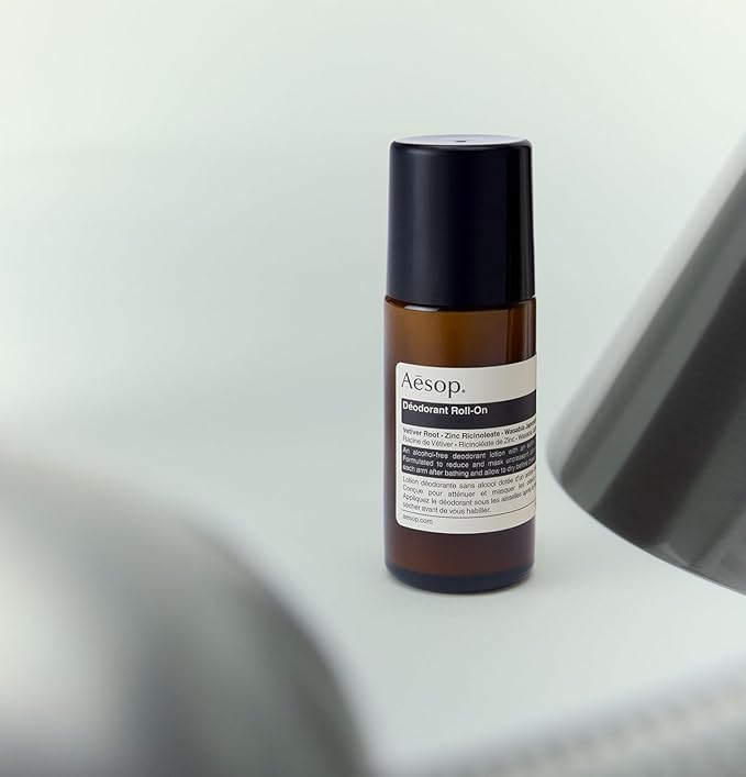 Aesop Roll On Deodorant | Alcohol & Aluminum Free | Reduce and Mask Unpleasant Odors | Woody, Herbaceous, Earthy | 1.6 oz / 50 mL (Pack of 2)