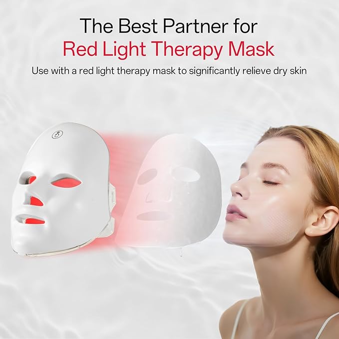 Collagen Face Mask - Hydrating & Moisturizing Sheet Mask with Natural Centella Asiatica for Soothing Skincare, Deeply Nourishing Dry Skin 1-Count