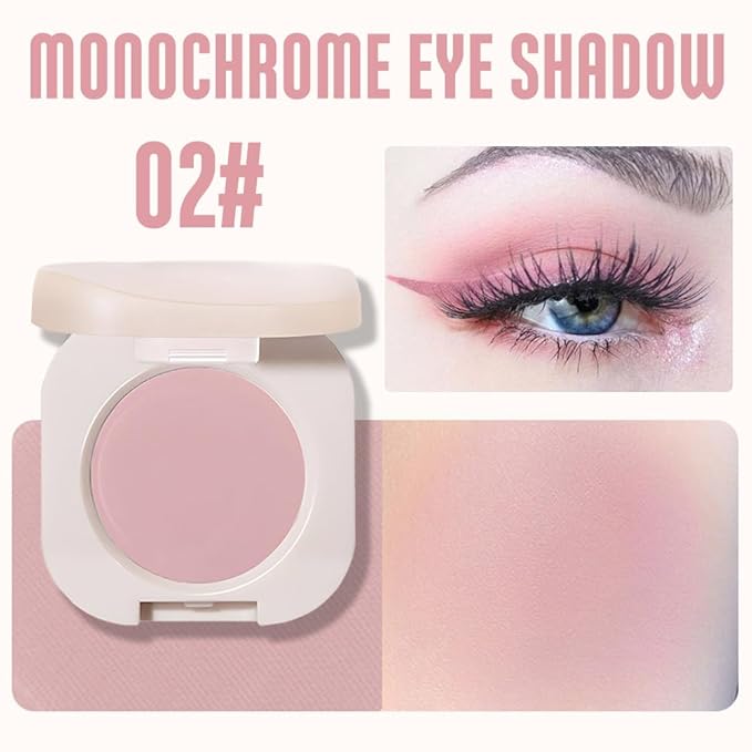 Matte Eyeshadow Palette Makeup for Green Blue Eyes, Matte Nude Pink eyeshadow For Women, Holographic Multichrome Cream Iridescent Single Monochrome Eye Shadow Makeup