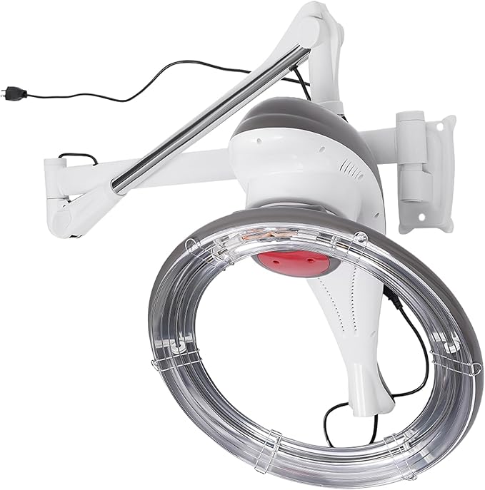 Wall Mounted Hair Dryer,Orbiting Rotating Hair Treatment Machine,Salon Hair Perming Machine with Flexible Arms,Timable Design