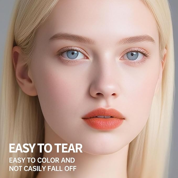 MHxssll Matte Lip Stain Masque - Lip Liner Peel Off Lip Stain Tattoo, All Day Peel Off Lip Tint，Long Lasting Waterproof Transfer-proof Lip Mask Peel Off Lip Gloss,Stay Lip Makeup 06#