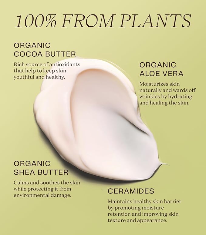 Organic Shea Butter Hand & Body Lotion For Dry and Sensitive Skin – Non Toxic, Vegan, Cruelty-Free, Natural, Gluten Free, Effectively Moisturizes and Rejuvenates Skin – 1 Pack