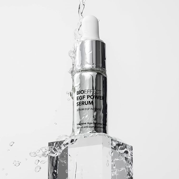 BIOEFFECT EGF Power Serum with Epidermal Growth Factor from Barley, Hyaluronic Acid, KGF and a form of Glucosamine (NAG) to Visibly Reduce Wrinkles & Discolorations, Hydrating Anti-Aging Treatment