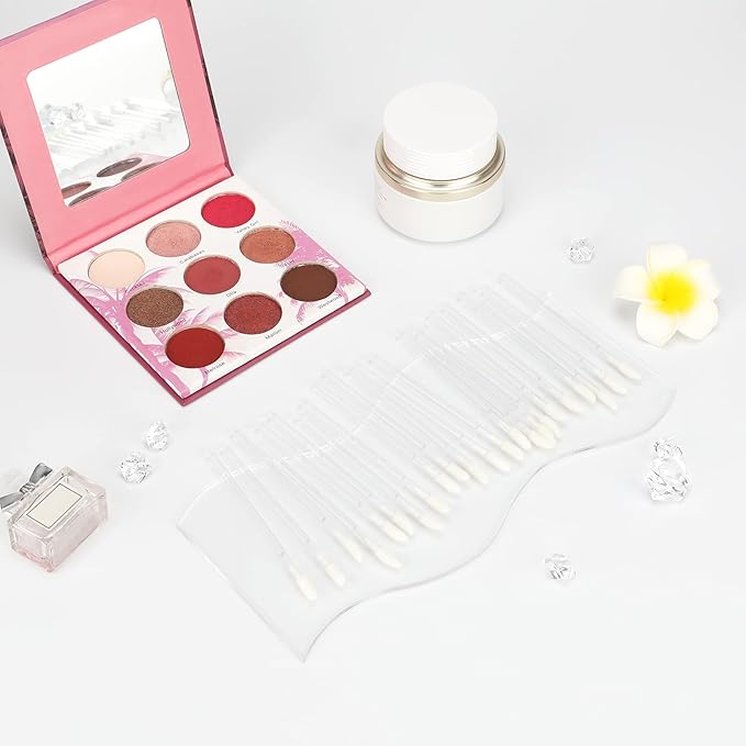 G2PLUS 200PCS Lip Gloss Applicators, Transparent Disposable Lip Brushes, Lipstick Gloss Wands Applicator Perfect Makeup Tool Kits