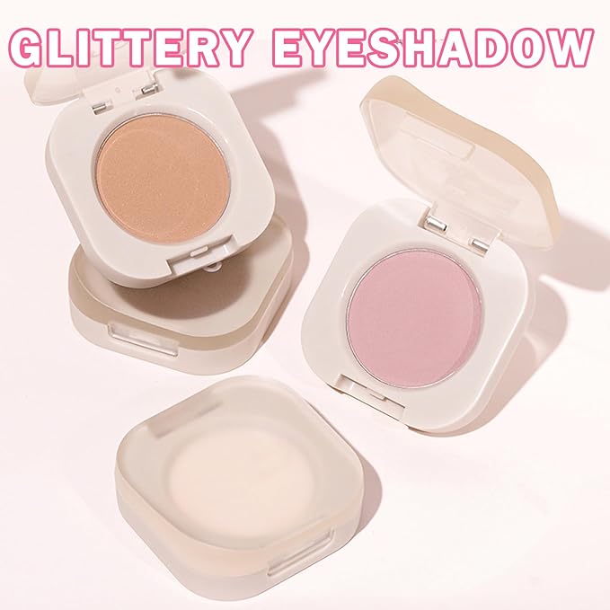 Rose Pink Eyeshadow Single Eyeshadow,Matte Ultra Fine Lightweight Powder Multiuse Blendable Makeup Eyeshadow for Women Girls,High Pigment Daily Warm Tone Eyes Makeup (03 Mist Rose)