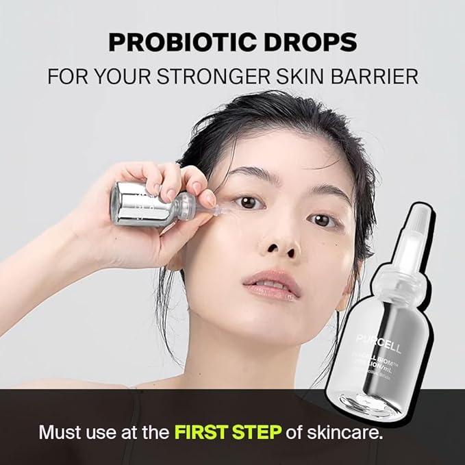 Pixcell Biom 2B/mL Probiotic Essence - Restores Skin Barrier with Bifida, Lactobacillus Ferment Lysate, Korean Probiotic Drops for acne prone skin and sensitive skin (30ml, 1.01 Fl Oz.)
