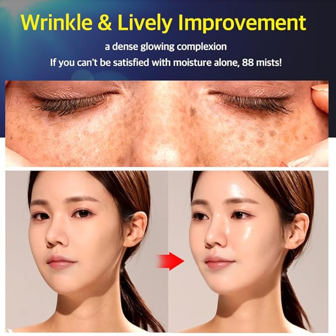 Salmon DNA Serum for Face - Hydrating Anti-Aging Facial Ampoule Korean Skincare Essence with Peptides & Hyaluronic Acid Moisturizing Face Serum for Dry Skin Fine Lines K-Beauty