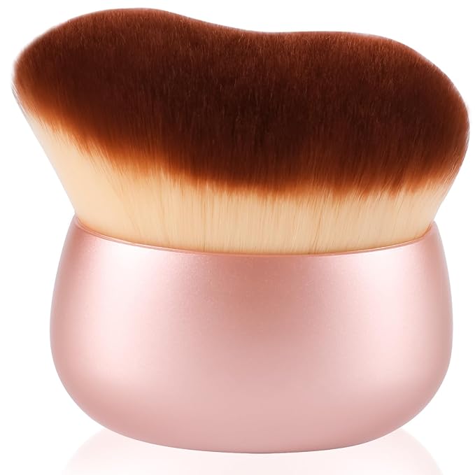 Extra Large Body Coverage Applicator,Body Makeup Brush for Self Tanner,75 mm Wide-headed Kabuki Blending Brush for Tattoo Cover up Makeup,Oval Face Leg Makeup Bronzer Brush for Tanning Lotion