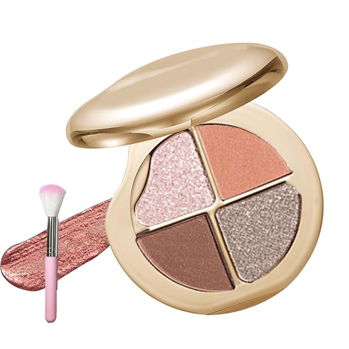Glow Wardrobe Eye & Cheek Palette – Eyeshadow And Highlighter Makeup, Makeup Palette, Highlight Contour Makeup Palette, Blush For Cheeks And Eyes (2)