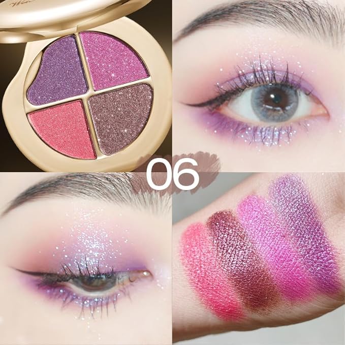 Glow Wardrobe Eye & Cheek Palette – Eyeshadow And Highlighter Makeup, Makeup Palette, Highlight Contour Makeup Palette, Blush For Cheeks And Eyes (6)
