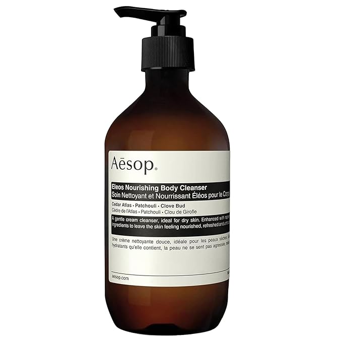 Aesop Eleos Nourishing Body Cleanser | Hydrating Low-Foaming Cleanser with Emollient Botanicals | 500 mL / 16.9 oz