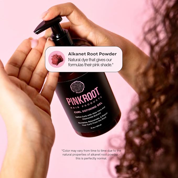 Curl Defining Gel for Curly, Wavy, and Kinky Hair - with Aloe Vera and Chamomile Extract (8 Oz)