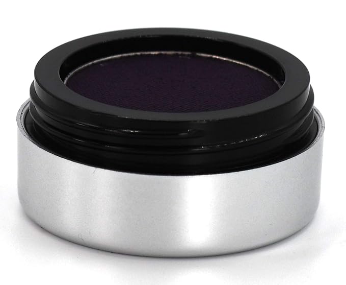 Matte Violet Eggplant Satin Lavender Deep Purple Cake Eyeliner & Pressed Eyeshadow, Water Activated Powder; Gluten & Cruelty Free