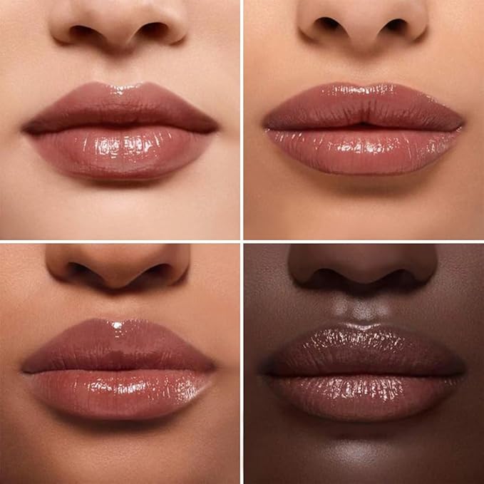 2PCS Honey Tinted Lips Balm Lipstick – Sheer Hydrating Lip Balm for Women All Skin Tones – Moisturizing Nourishing Lip Balm with Natural Black Cherry Tint – Bálsamo Labial Hidratante con Color