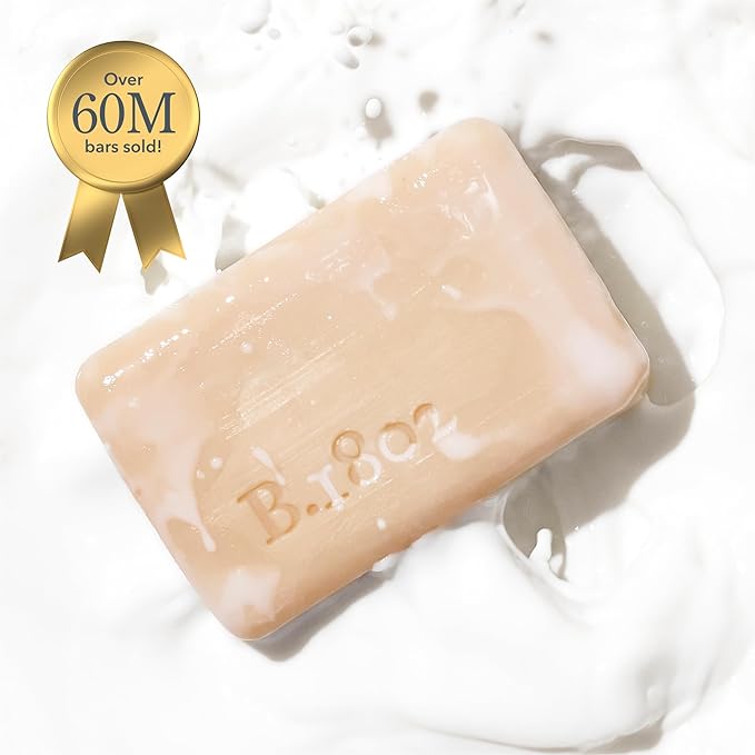 Beekman 1802 Goat Milk Bodycare Gift Set – 3-Piece Glacial Mint & Eucalyptus Set with Bar Soap, Whipped Body Cream & Hand Cream